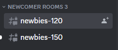Newbies rooms in Midjourney Discord