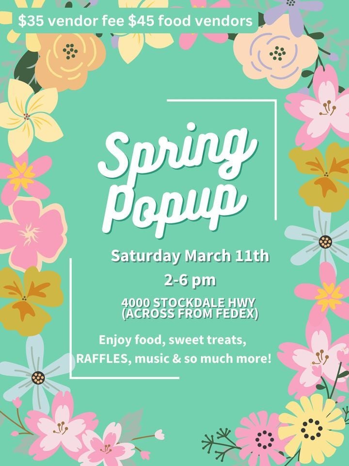 Spring Popup, 11 March | Event in Bakersfield | AllEvents.in