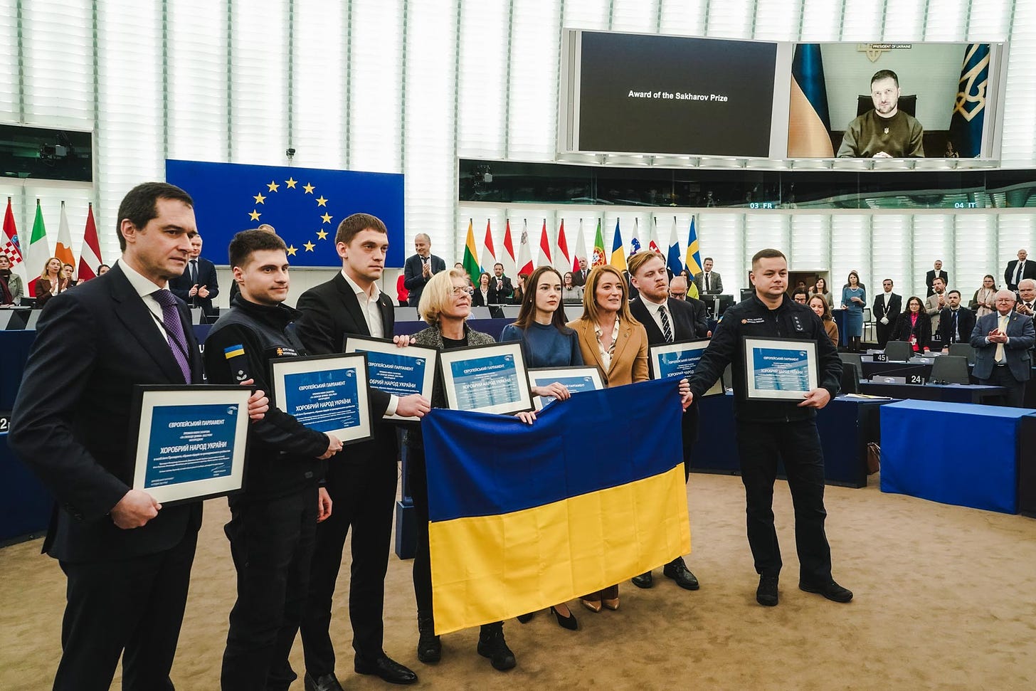 Sakharov Prize 2022: Parliament honours the Ukrainian People | News |  European Parliament