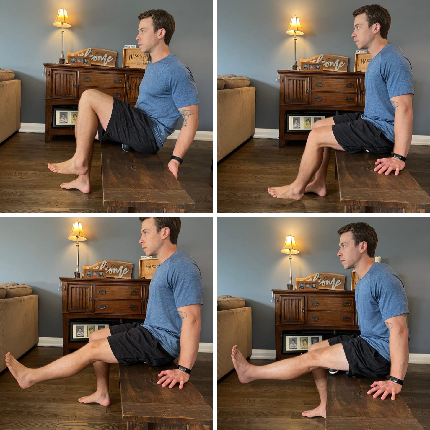 Seated hamstring mobilization