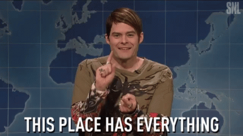 stefon from snl This Place Has Everything GIF