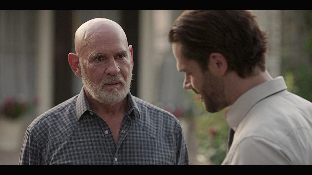 Mitch Pileggi shocked at Jared Padalecki Keegan Allen raw horse bareback shots on Walker 3.04.