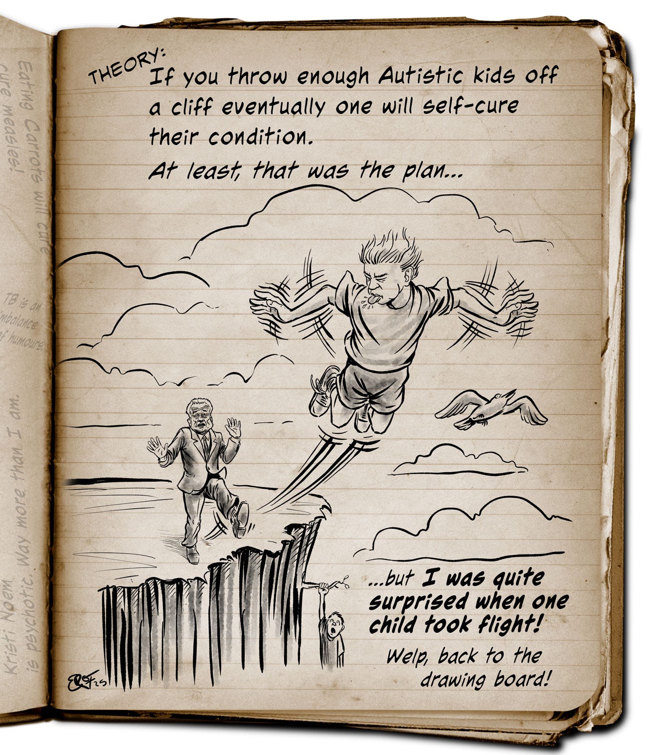 RFK Jr. Diary of the Scientific Method page 6 comic by E.R. Flynn RFK Jr. Diary of the Scientific Method page 6 comic by E.R. Flynn