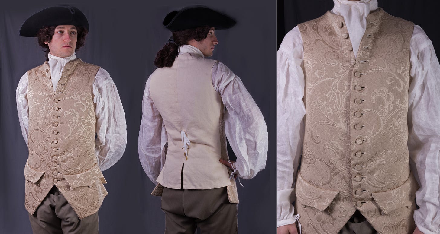 MALE OUTERWEAR 17th-18th MEDIEVAL DESIGN