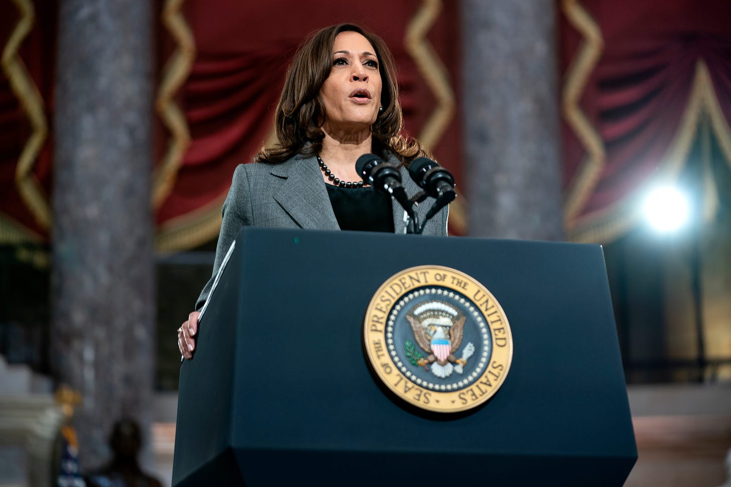 Harris speech likens January 6 to Pearl Harbor, 9/11 in US history