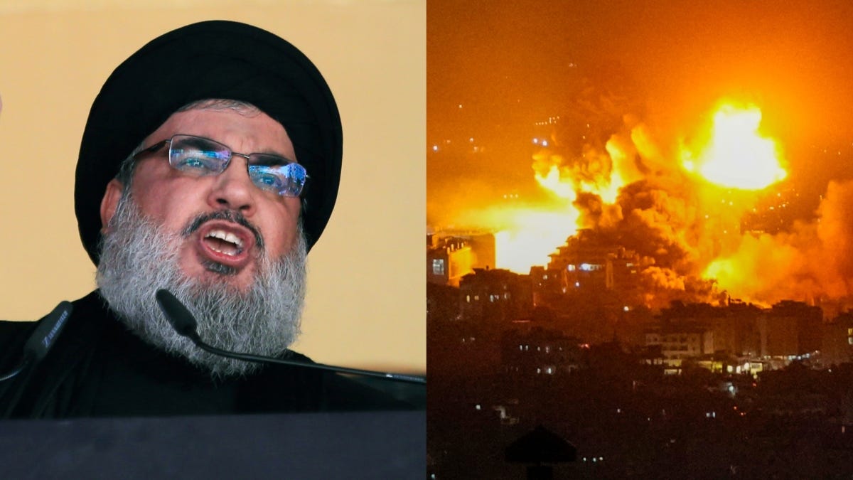 Hezbollah's head Hassan Nasrallah dead? Israeli airstrikes rock Beirut ...