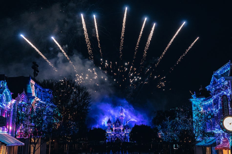 Wondrous Journeys nighttime show at Disneyland