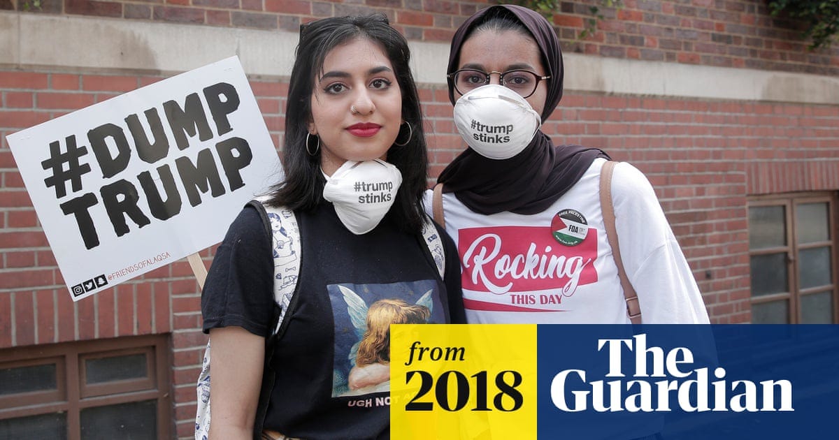 London's Trump protesters – in portraits | US news | The Guardian