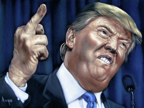 Donald John Trump Finger Painting by Argo - Fine Art America