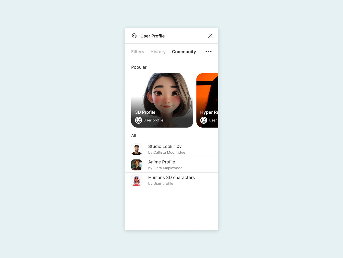 User Profile Figma - Community