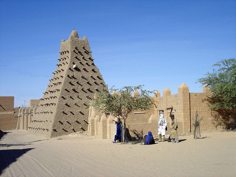 Sankore Mosque in Timbuktu Sankore Mosque in Timbuktu