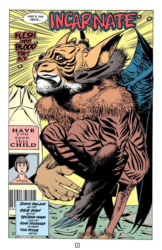 A gorgeous example of Steve’s work Animal Man #51-56: Flesh and Blood