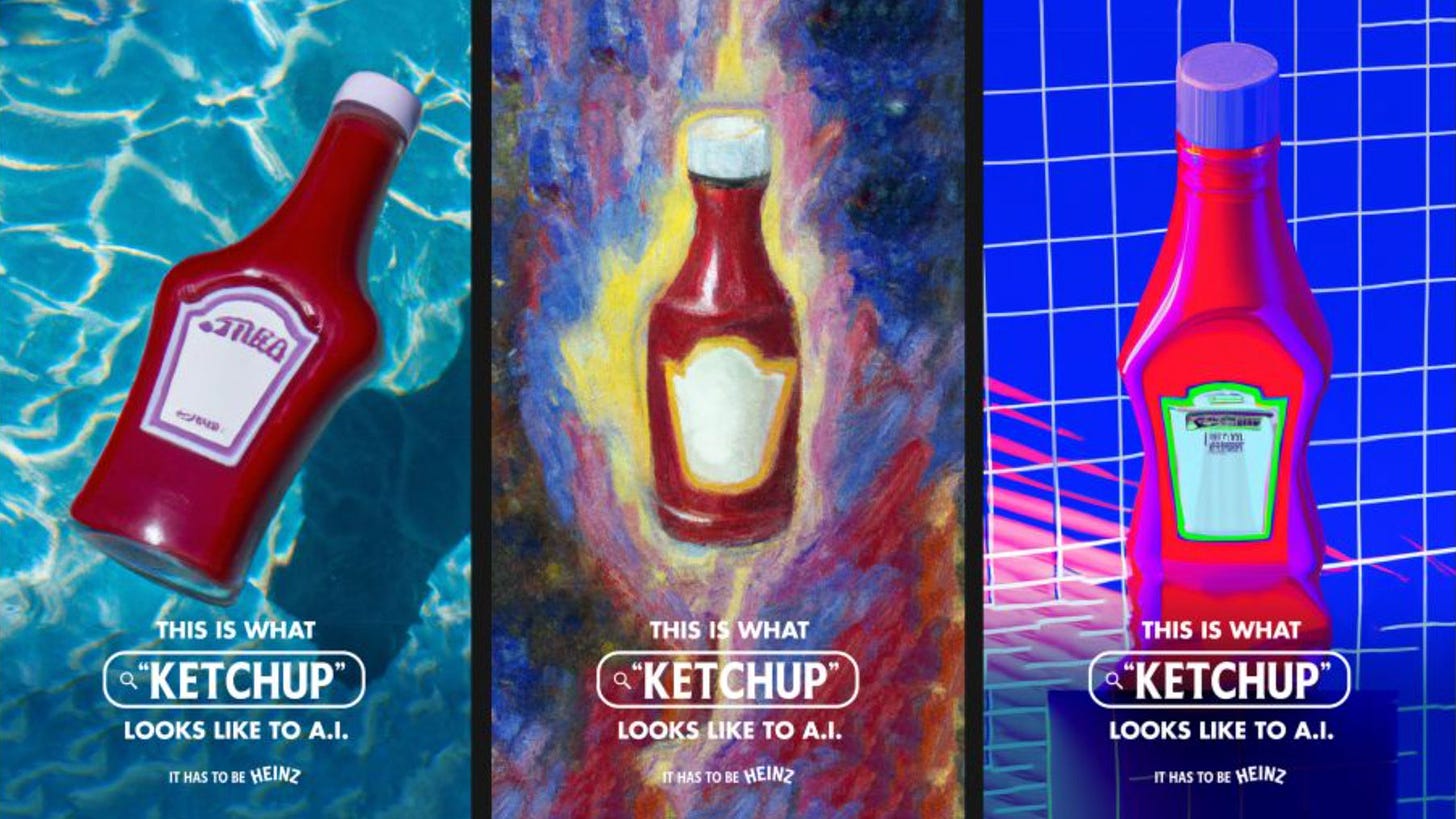 Heinz asked AI to 'draw ketchup' (and it went remarkably well) | Creative  Bloq