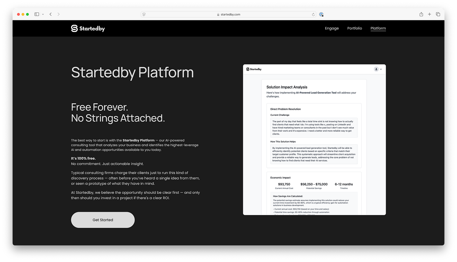 The Startedby Platform