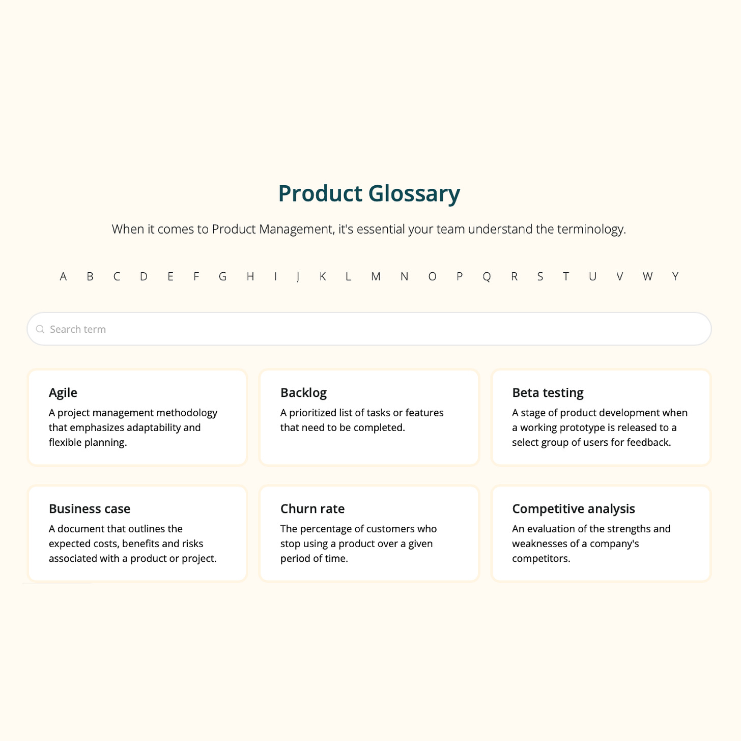 Product Release Notes Softr Glossary