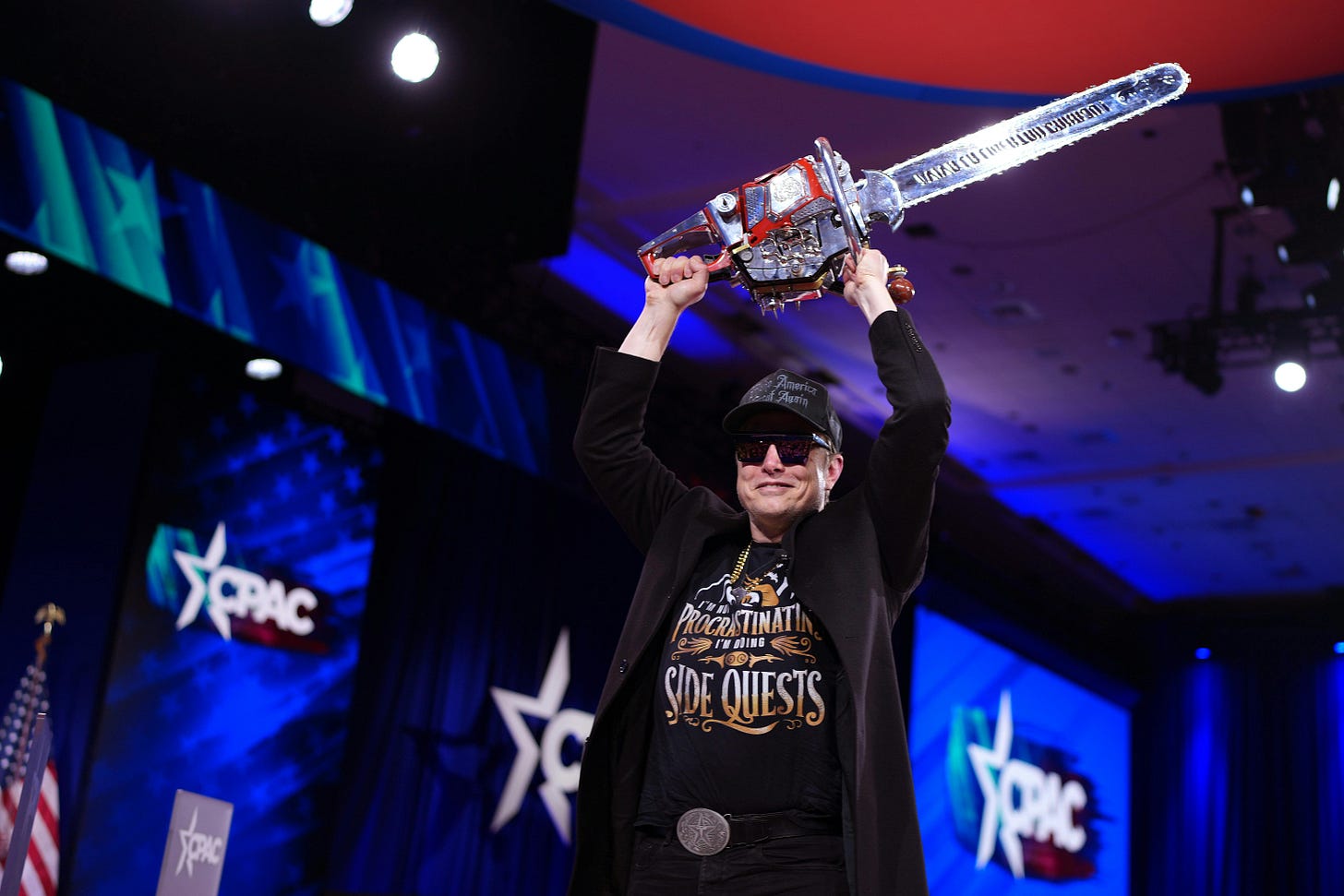 Elon Musk's Cringey Chainsaw Act Exposes a Deep Ignorance Fueling DOGE |  The New Republic