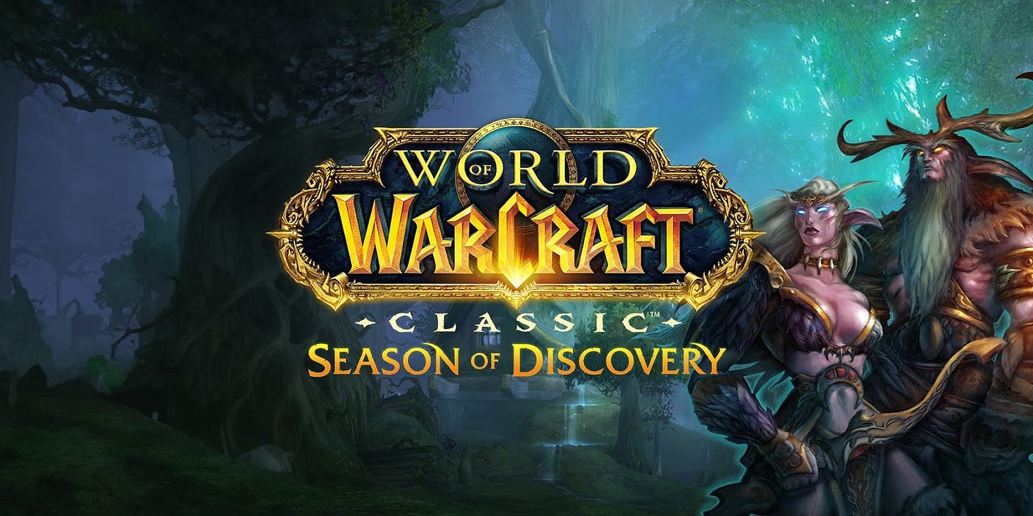 World of Warcraft Classic Season of Discovery is Now Live