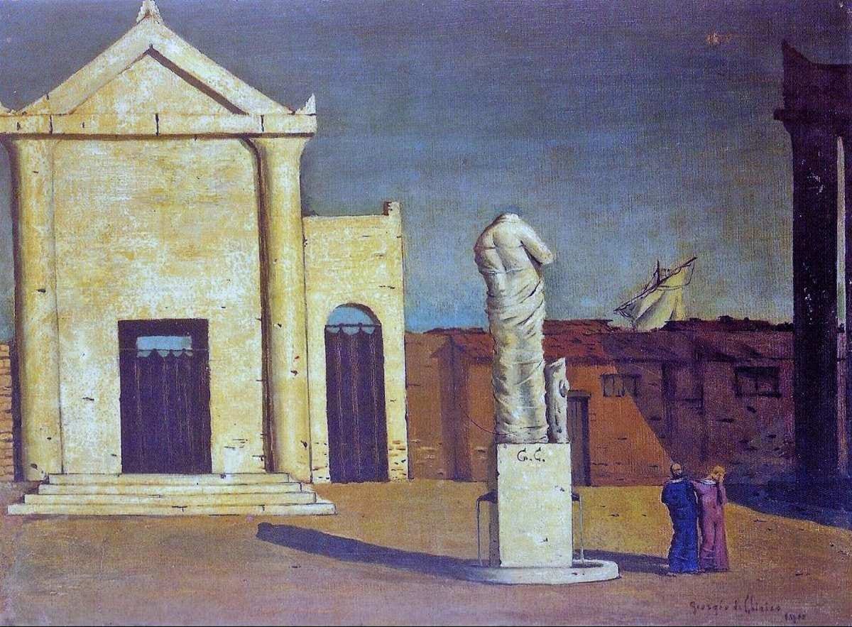 Enigma of an Autumn Afternoon, Giorgio de Chirico, 1910