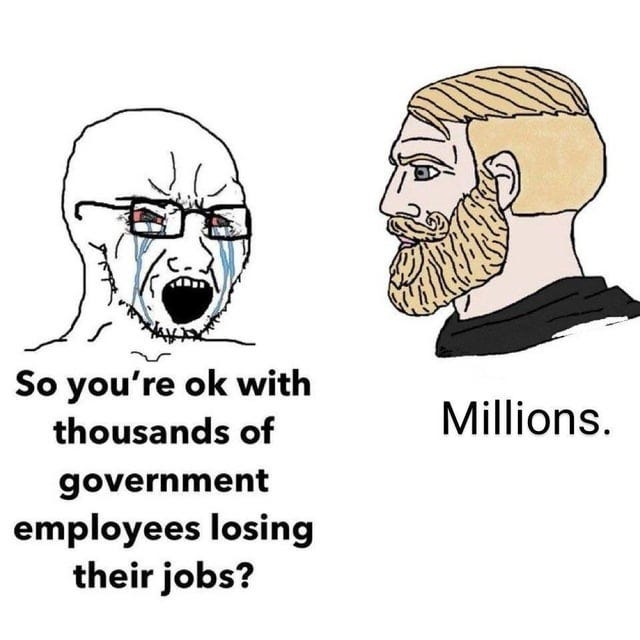 r/ConservativeMemes - Me on r/FedNews this week