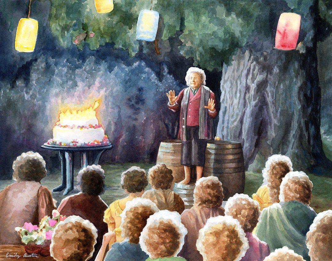 Bilbo's Birthday Speech Lord of the Rings Art Print - Etsy Norway