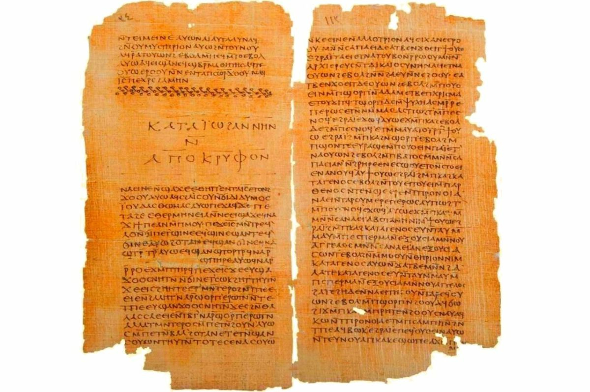 The beginning of the Gospel of Thomas, Nag Hammadi Codex II