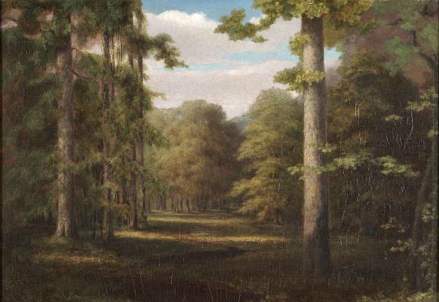 A painting of a forest

Description automatically generated