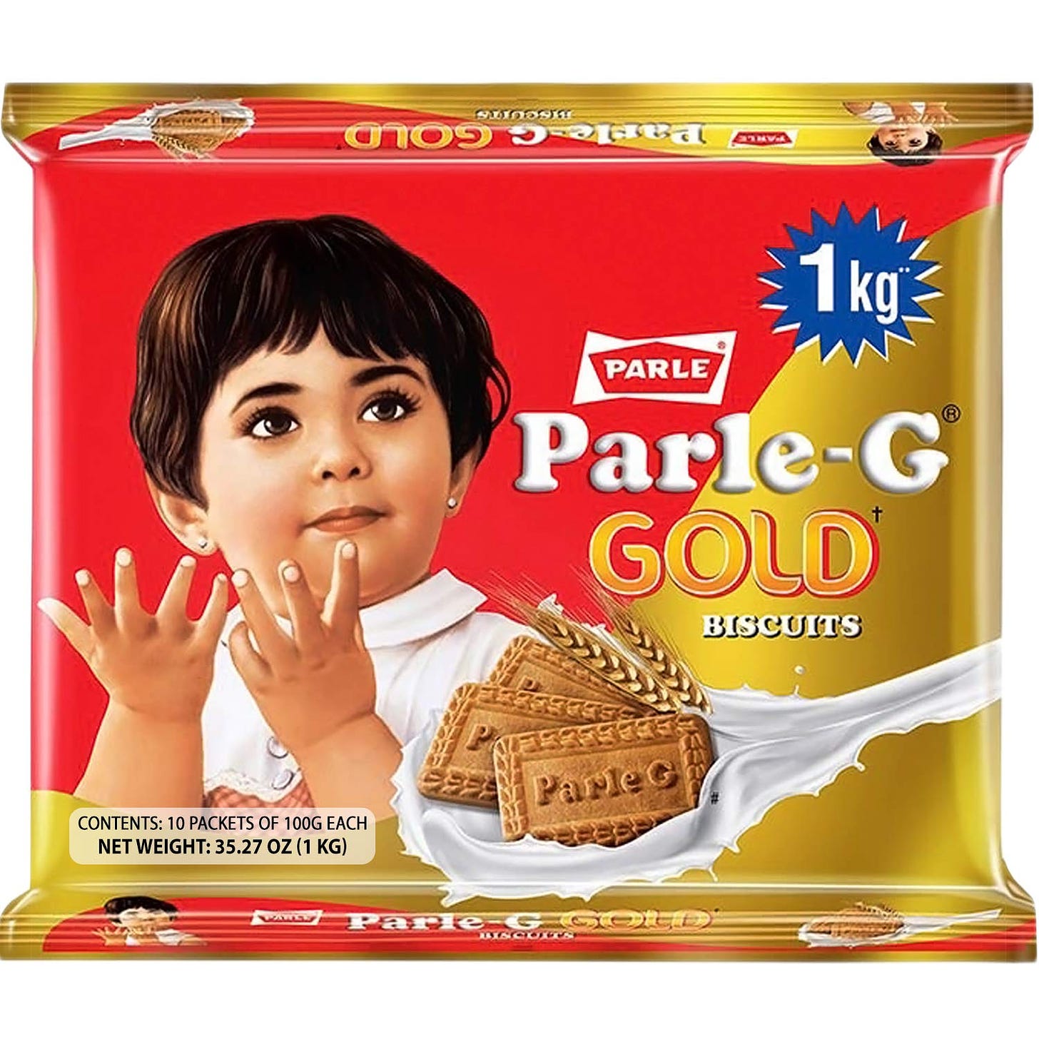 Parle-G Gold Biscuits - 10 Packs of 100g each UK | Ubuy
