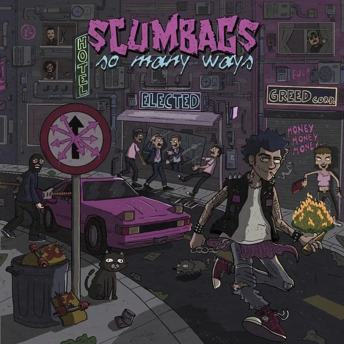 Punk rockers SCUMBAGS release new album "So Many Ways" • Latvian Rock Music  Association