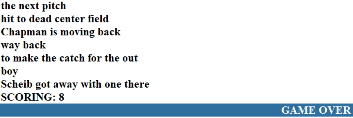 Diamond Mind Baseball Play By Play