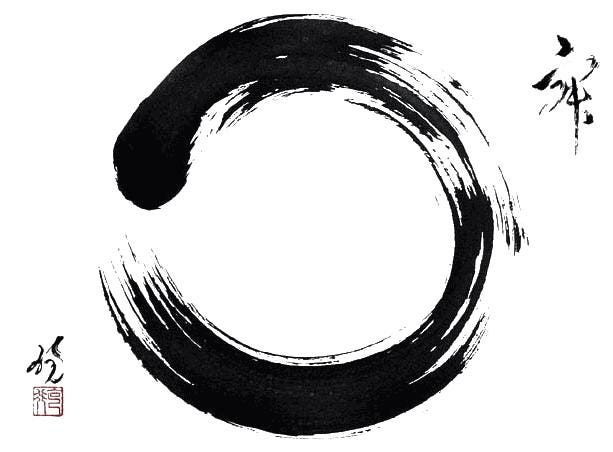 The Enso Circle is a symbol in the Zen school of Buddhism