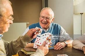 Image result for elder adult older 70 seventies men friend friends friendship playing cards card game