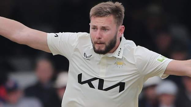 County Championship: Gus Atkinson career-best helps Surrey bowl out ...