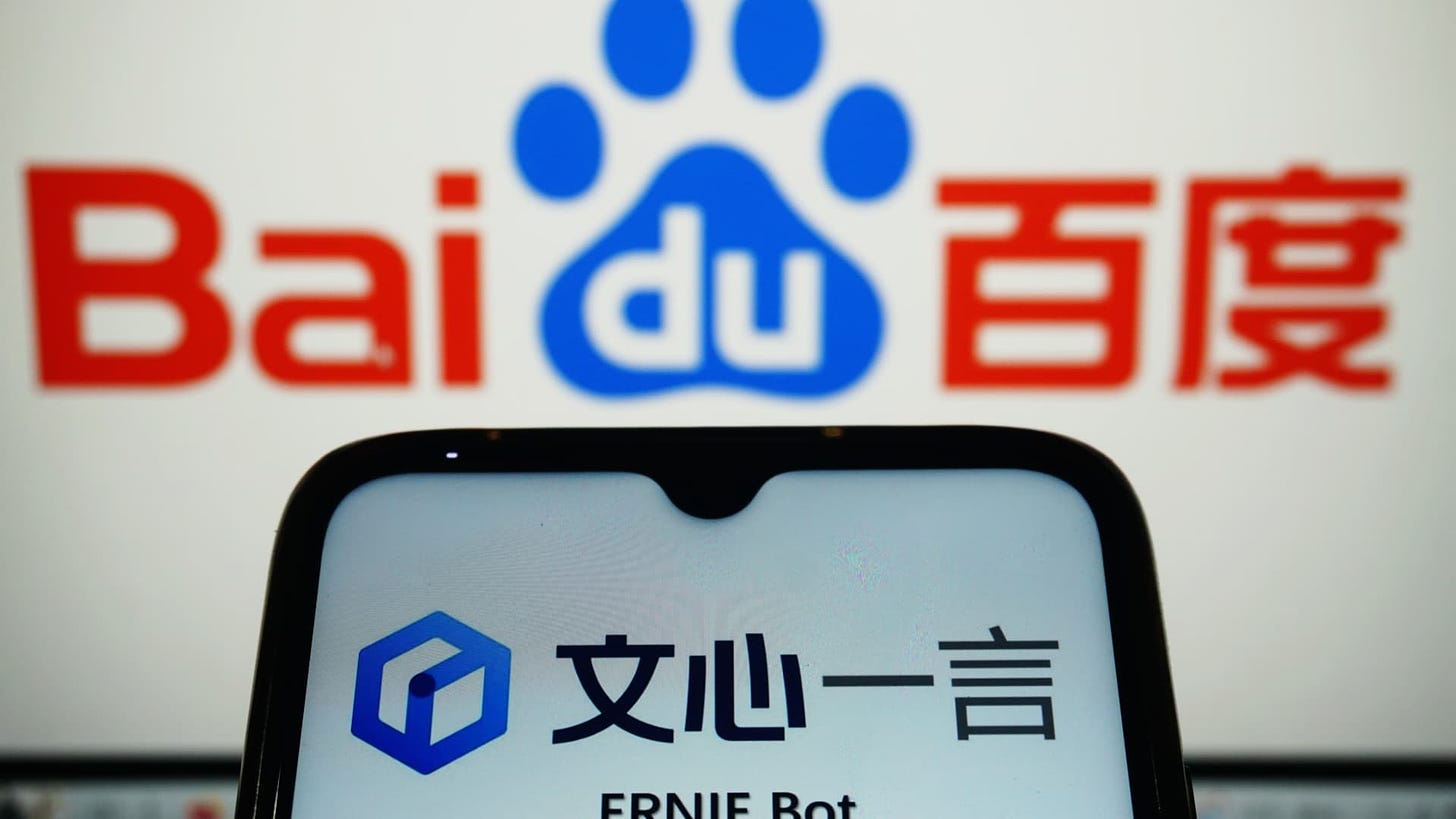 Baidu claims its Ernie Bot beats OpenAI's ChatGPT on key A.I. tests