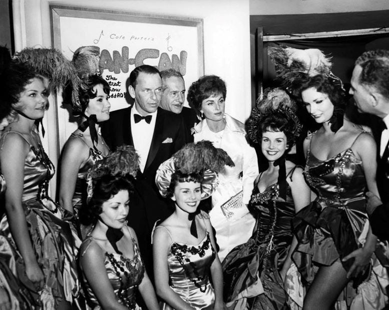 Figure 1: Frank Sinatra posing for a photo in Fontainebleau Hotel.