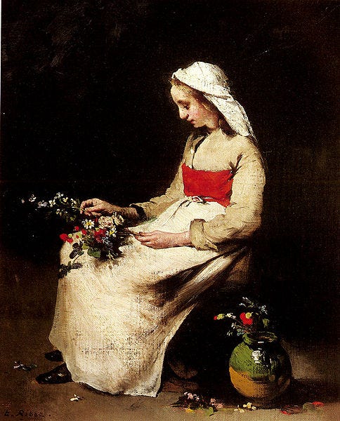 File:Ribot Theodule A Girl Arranging A Vase Of Flowers-1.jpg - Wikimedia  Commons