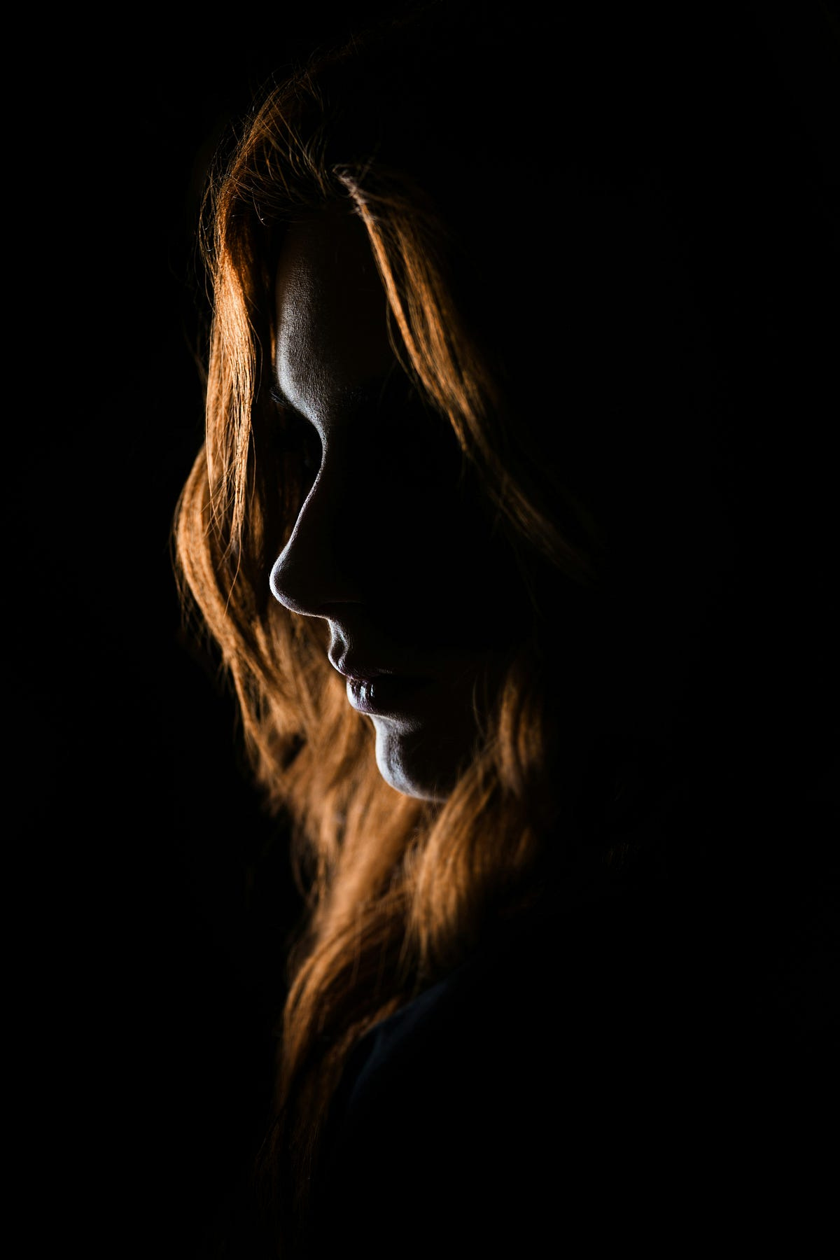 Person in the darkness Person in the darkness