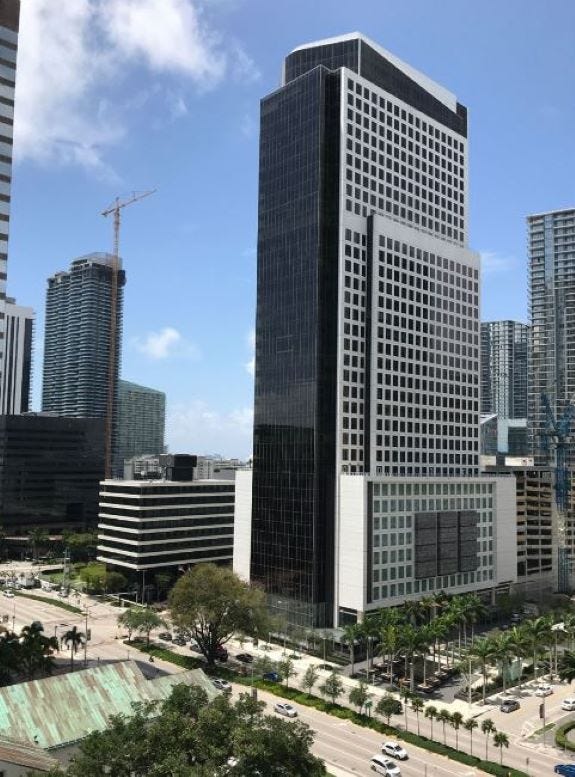  Figure 5: Brickell World Plaza in 2018