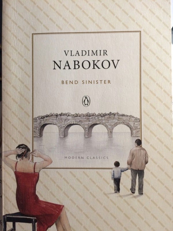 The cover of the book "Bend Sinister" by Vladimir Nabokov printed by Penguin Books