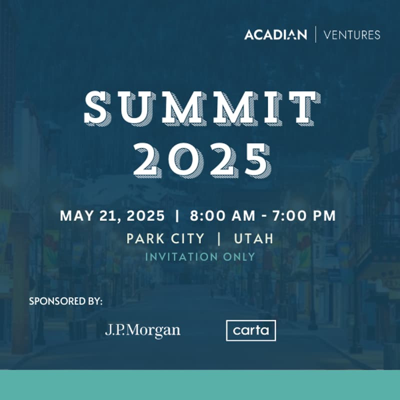 Cover Image for Acadian Ventures Summit 2025