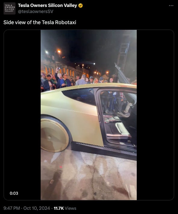 Tesla Unveils The Futuristic Cybercab And Robovan At “We, Robot” Event