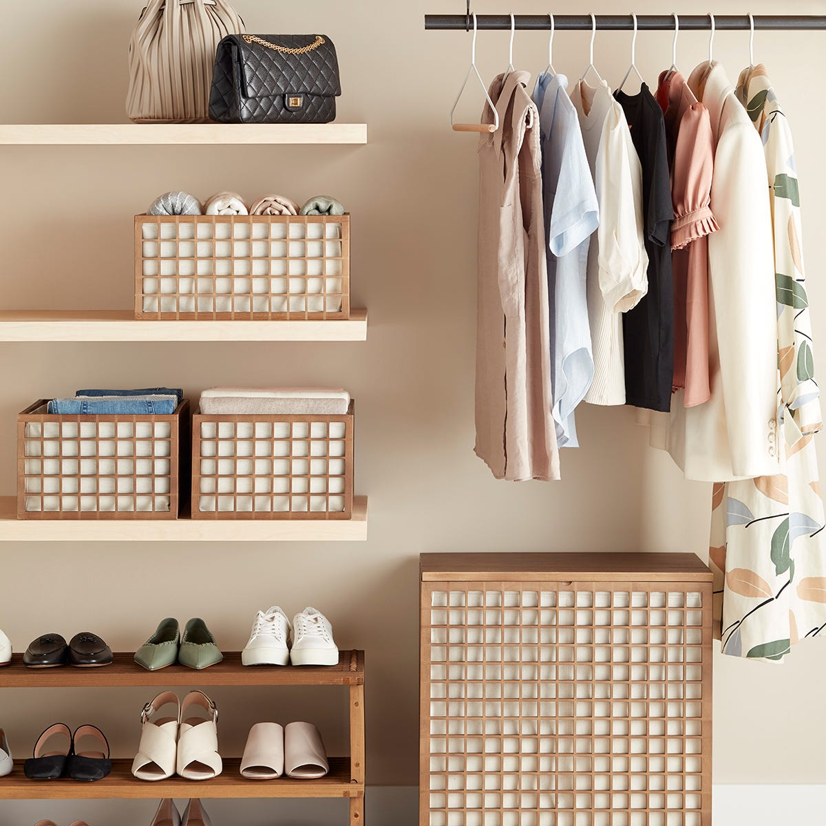 Marie Kondo Shoji Closet Starter Kit | The Container Store