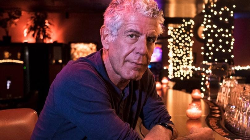 anthony bourdain before committing suicide with bathrobe belt