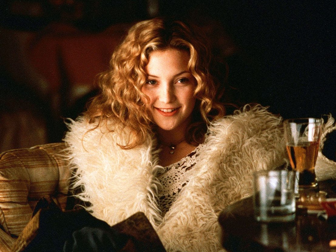 Kate Hudson as Penny Lane in Almost Famous in her Penny Lane coat.