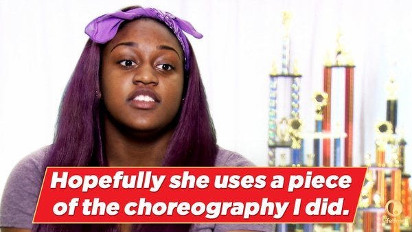 kayla on bring it choreography she did