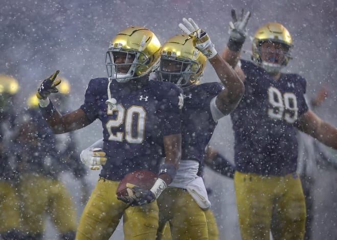 The perfect storm finally arrives for ND, and the Irish rise to meet it -  InsideNDSports