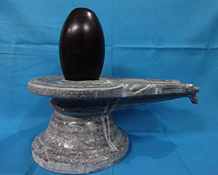 Amazon.com: 12"inch Marble Jaladhari Yoni Base with 6"inch Narmada Shiva  Lingam Stone | Natural Black Sivalingam Shivling Idol Statue Figurine Home  Decor and Pooja Murti Shiv Ling Sculpture Adiyogi Pindi worship :