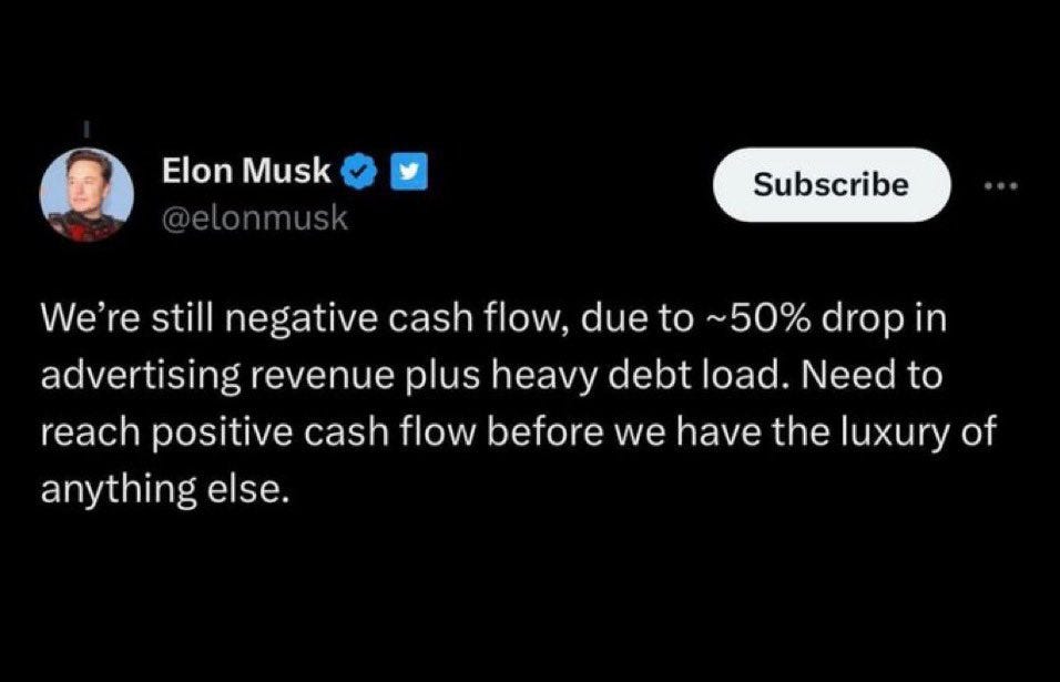 A tweet of elon musk