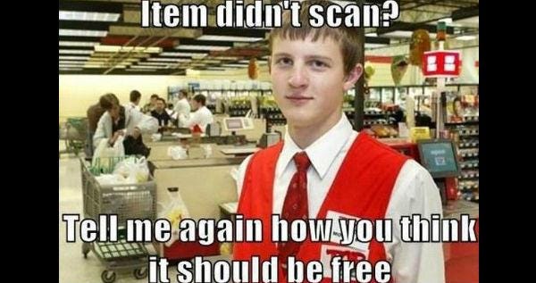 Funny Pics on X: "20 Problems Only Cashiers Will Understand! #Funny #Meme  #True #LOL http://t.co/H30Wy2hzjo http://t.co/eweo7N9oyg" / X