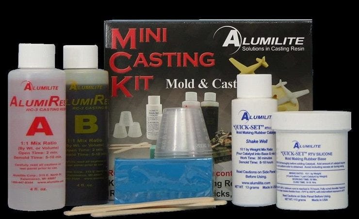 A casting kit is an inexpensive way to get started.