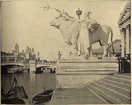 The Statue of 'Plenty' 1893 Chicago's World Fair Chicago History, Chicago Photos